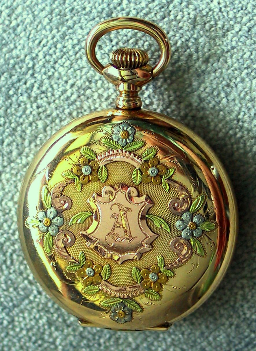 Часы на костюм на цепочке