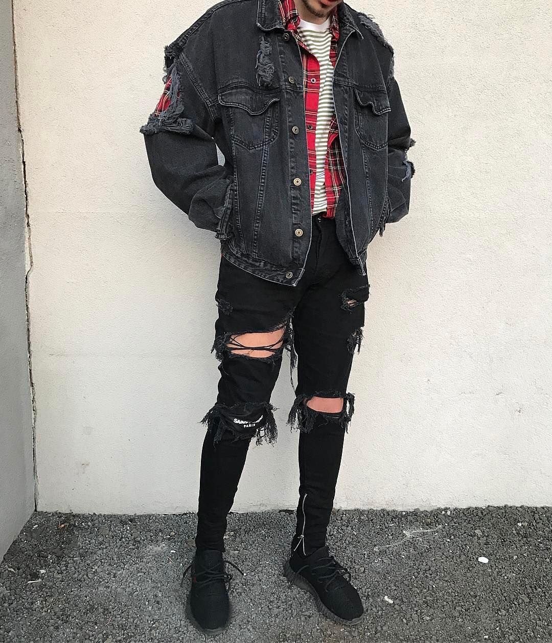 Outfit Грандж 2020 стиль парень