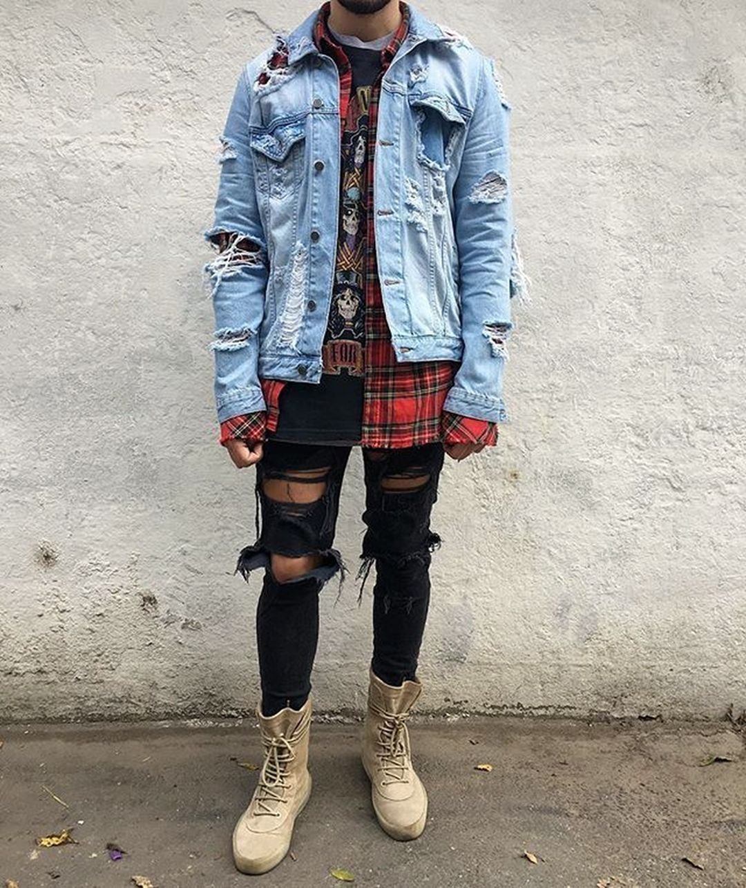 Грандж стиль мужской