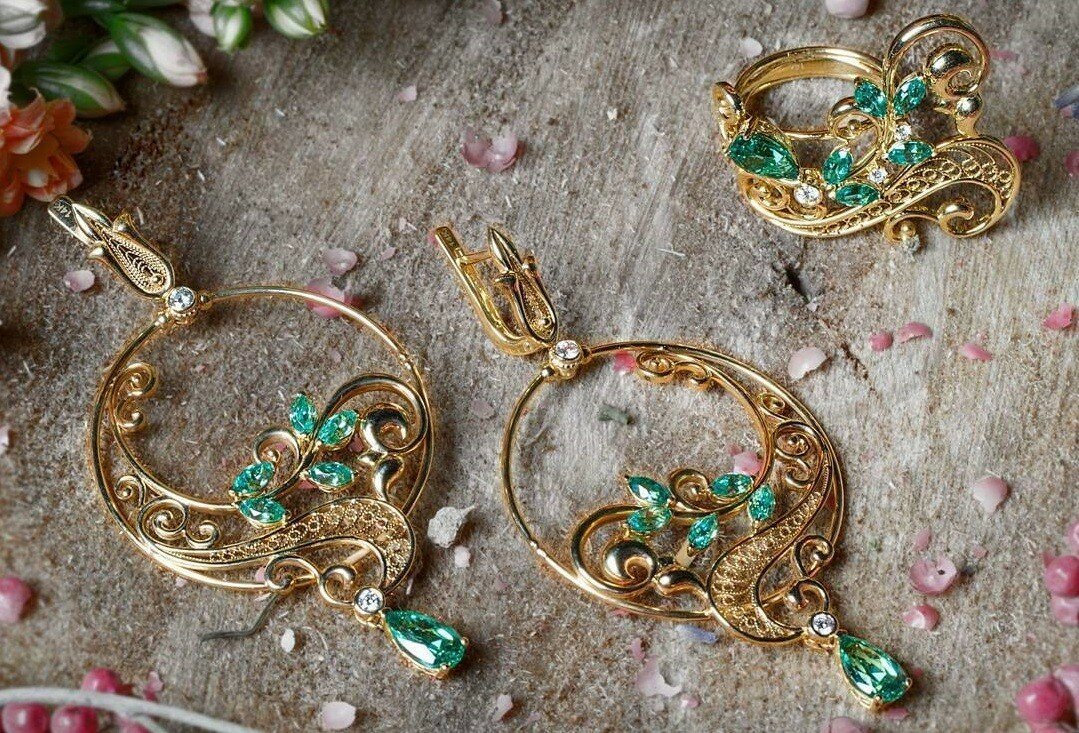 Индийские украшения кундан