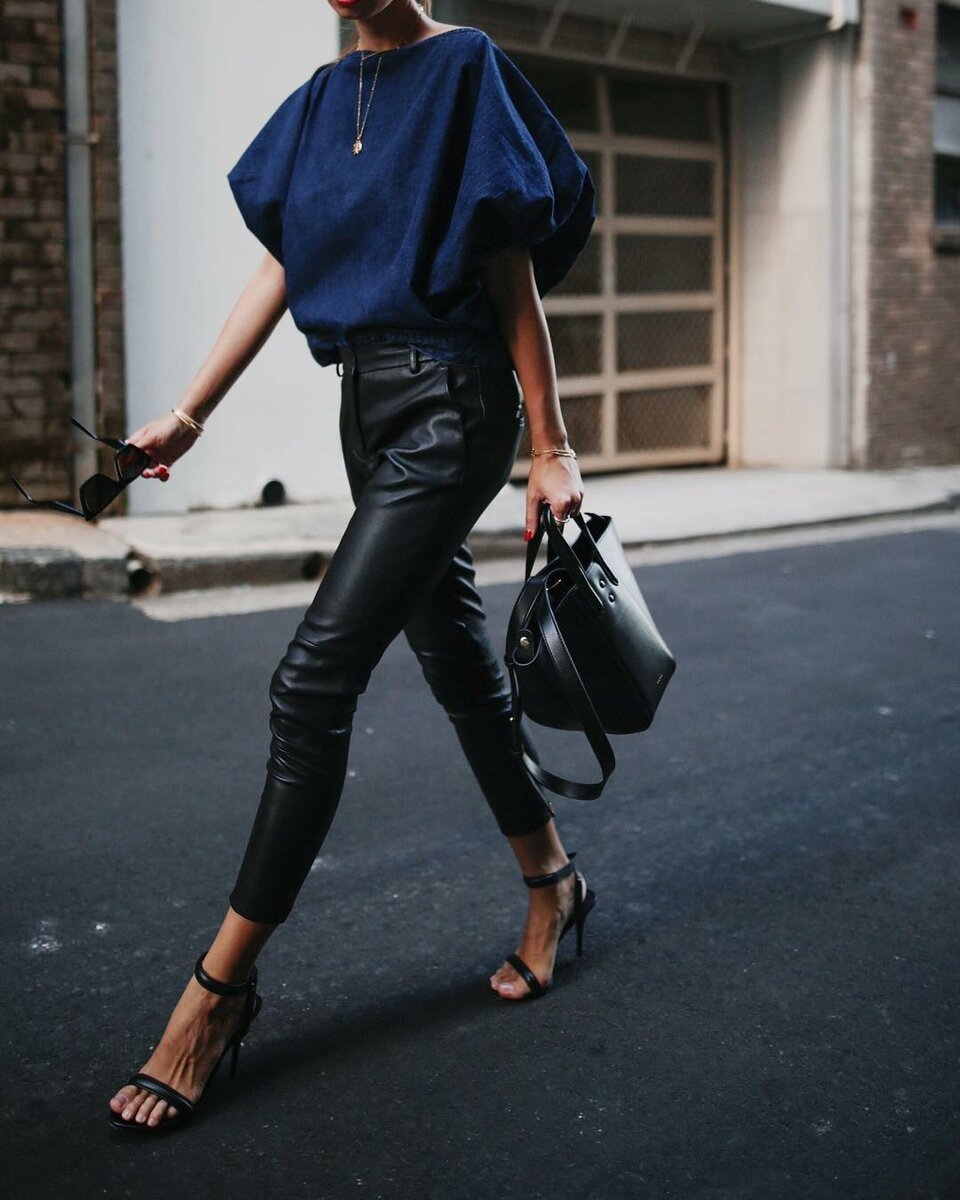 Образы с кожаными штанами осень