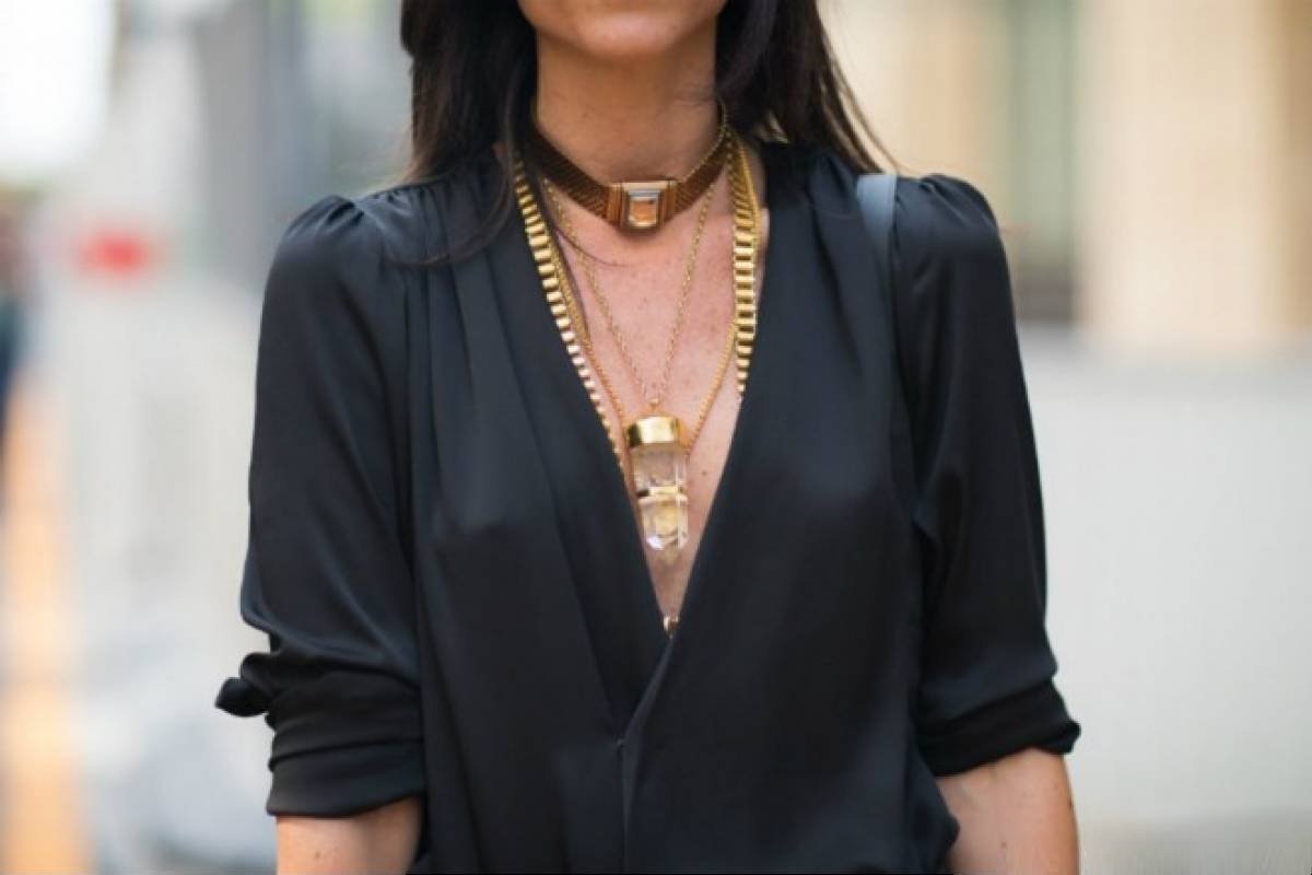 Украшение на шею для глубокого декольте