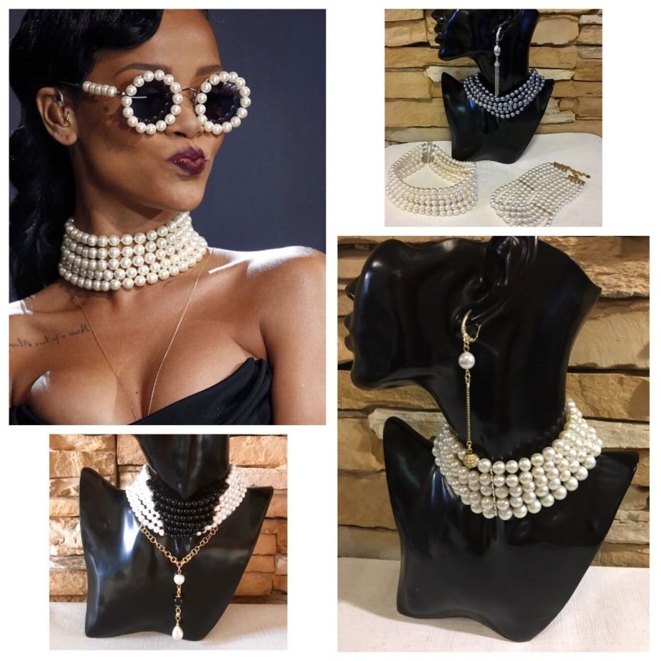 Диор чокер жемчуг