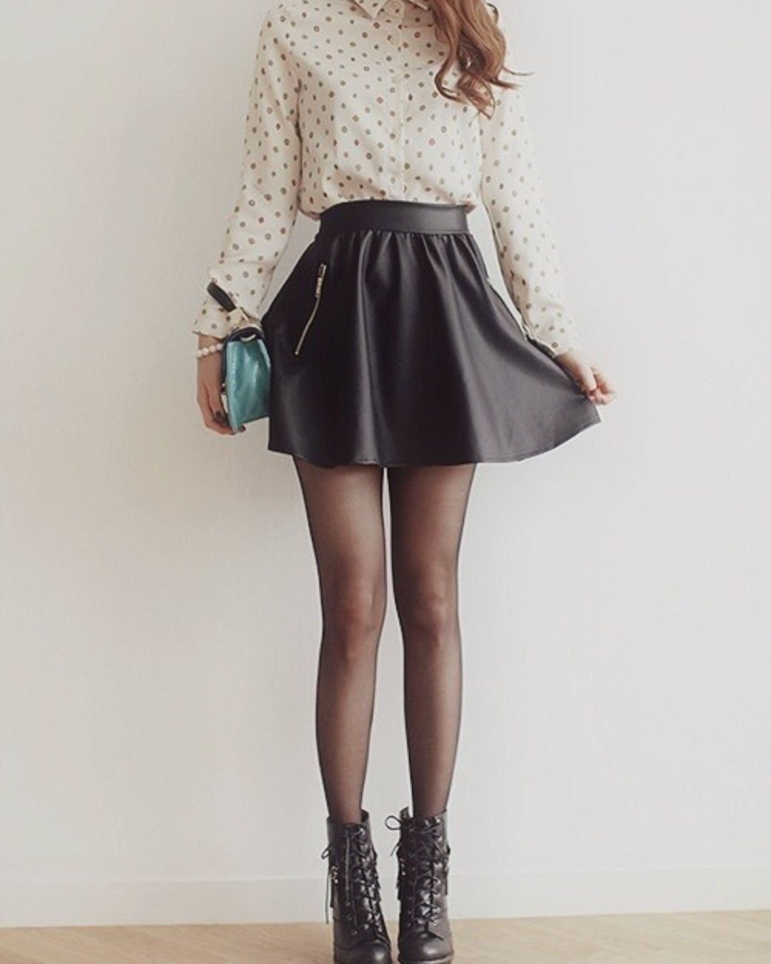 Образы с черной юбкой солнце