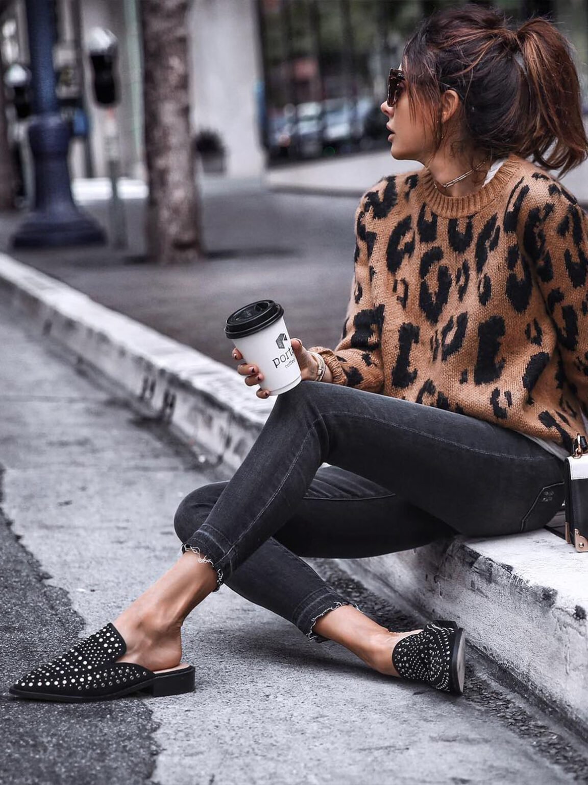 Коралловый лонгслив мужской