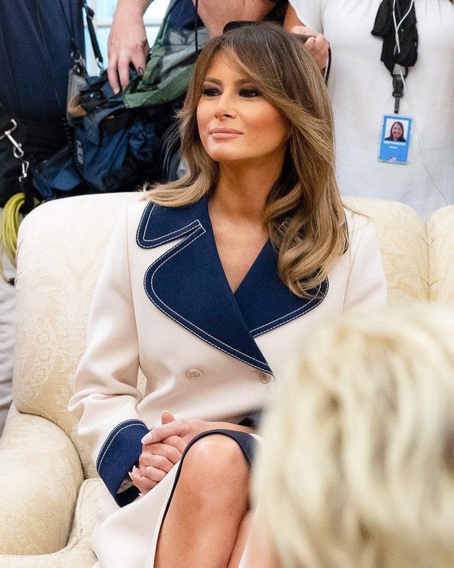 Милания Трамп элегантный стиль