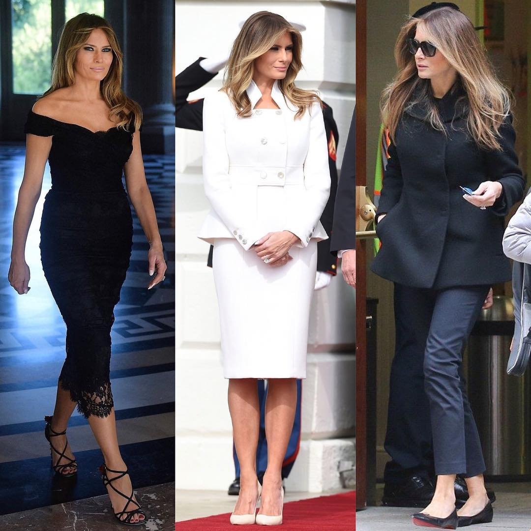 Мелания Трамп и главный редактор Вог