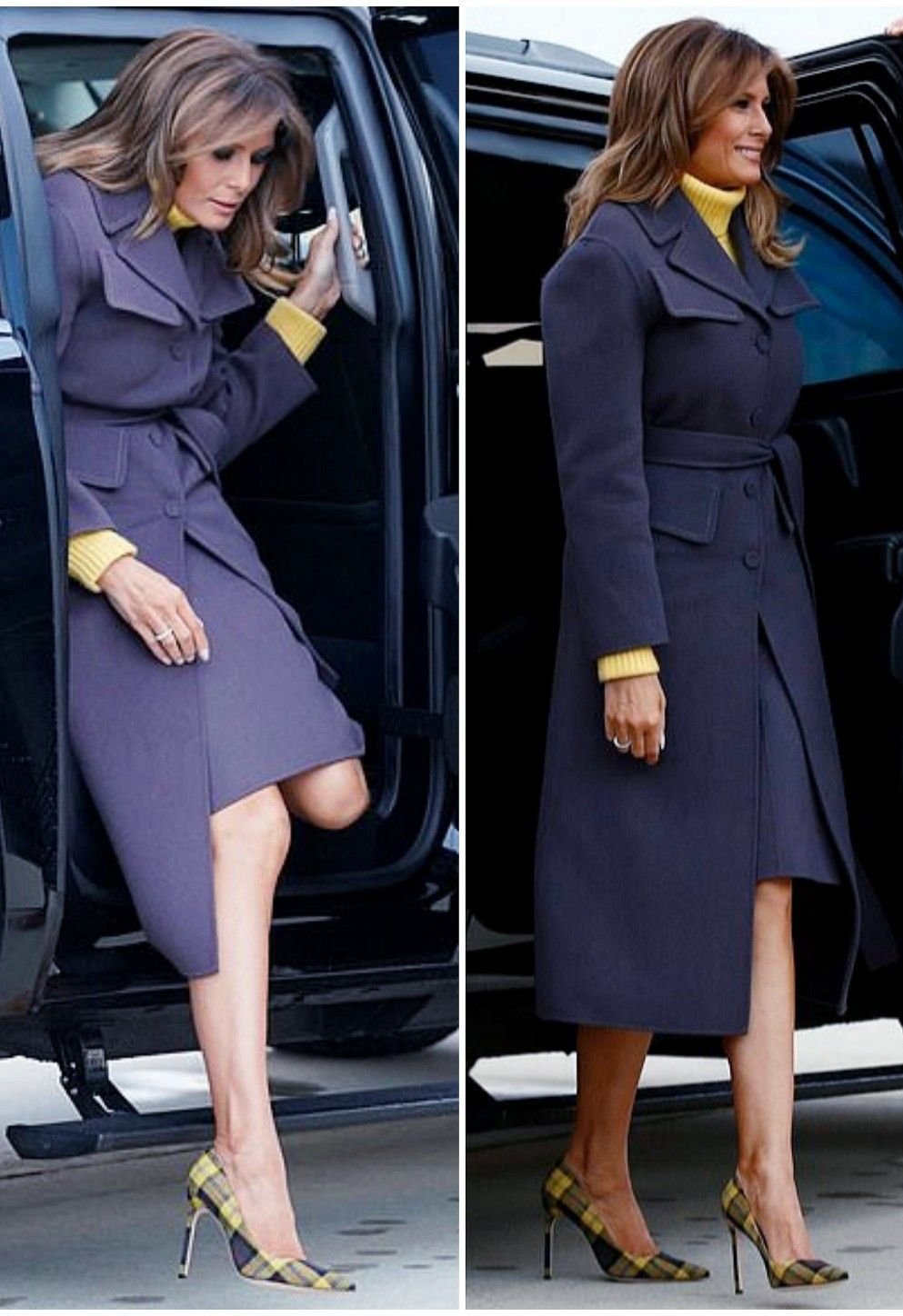 Мелания Трамп пальто