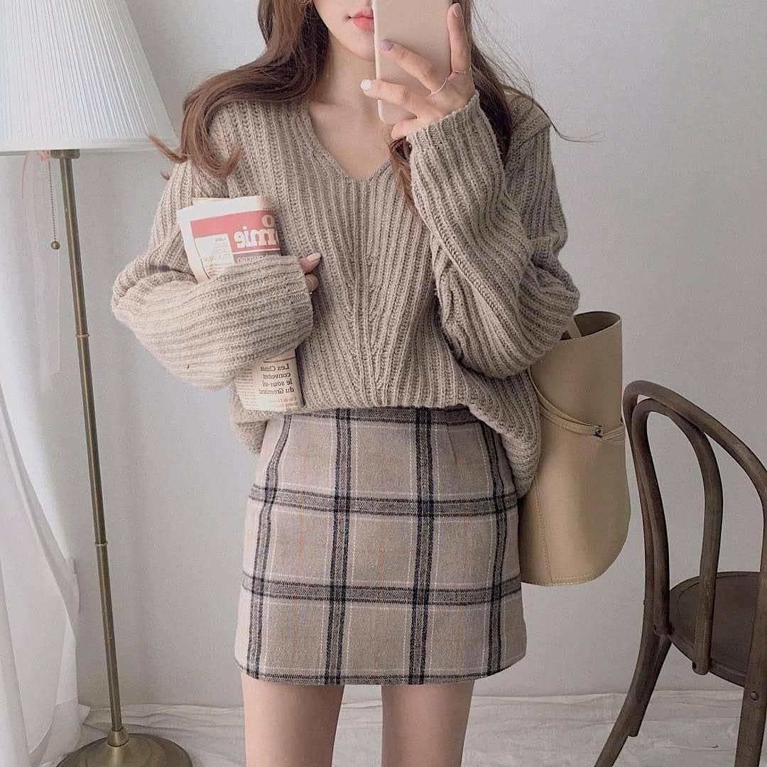 Корейская мода 2020 для девушек осень