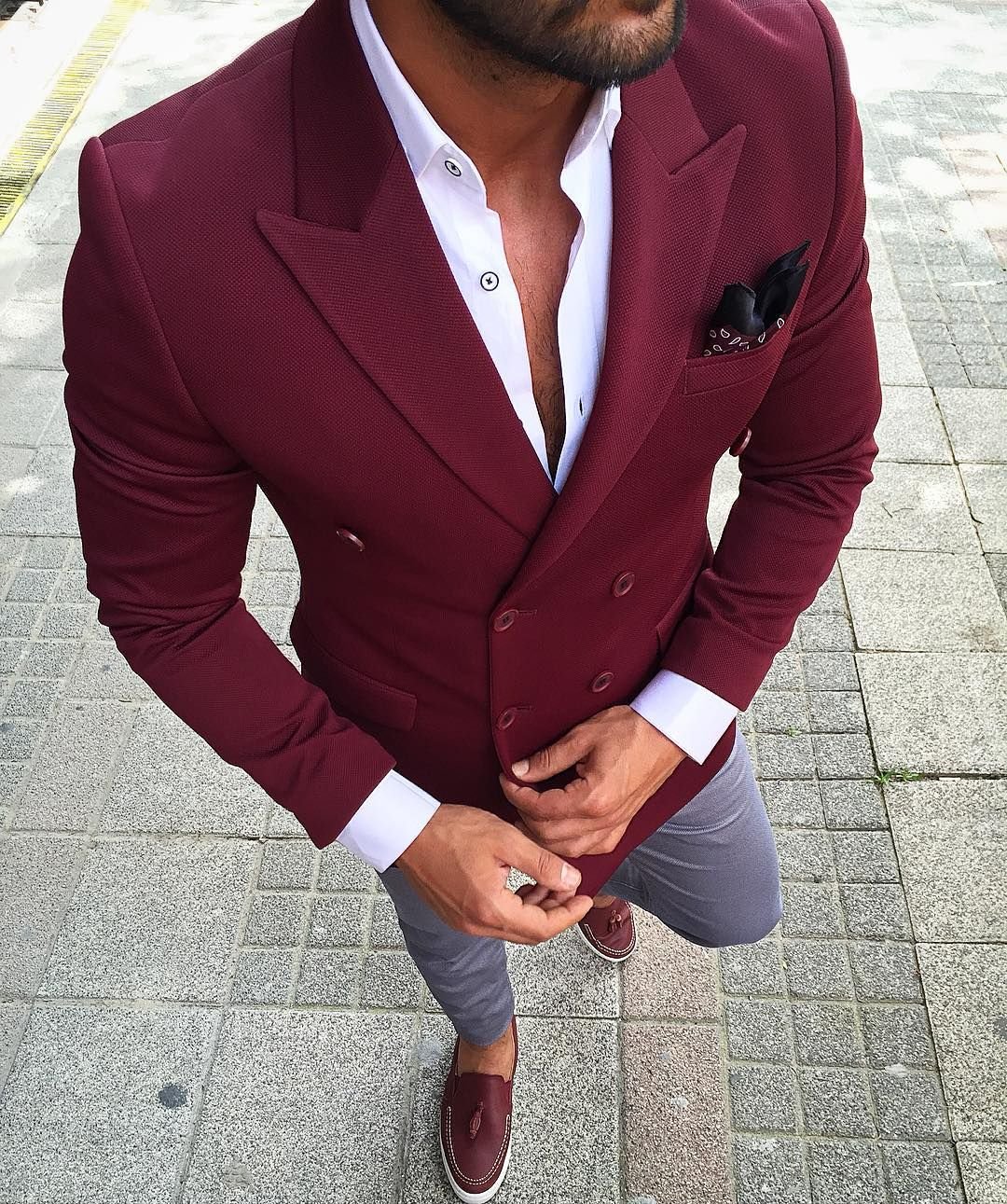 Модный мужской свадебный костюм