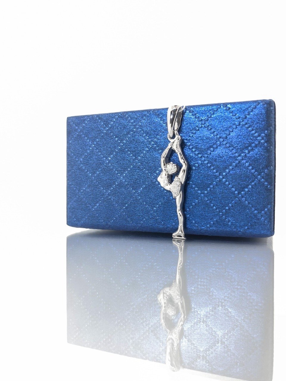 Подвеска балерина золото