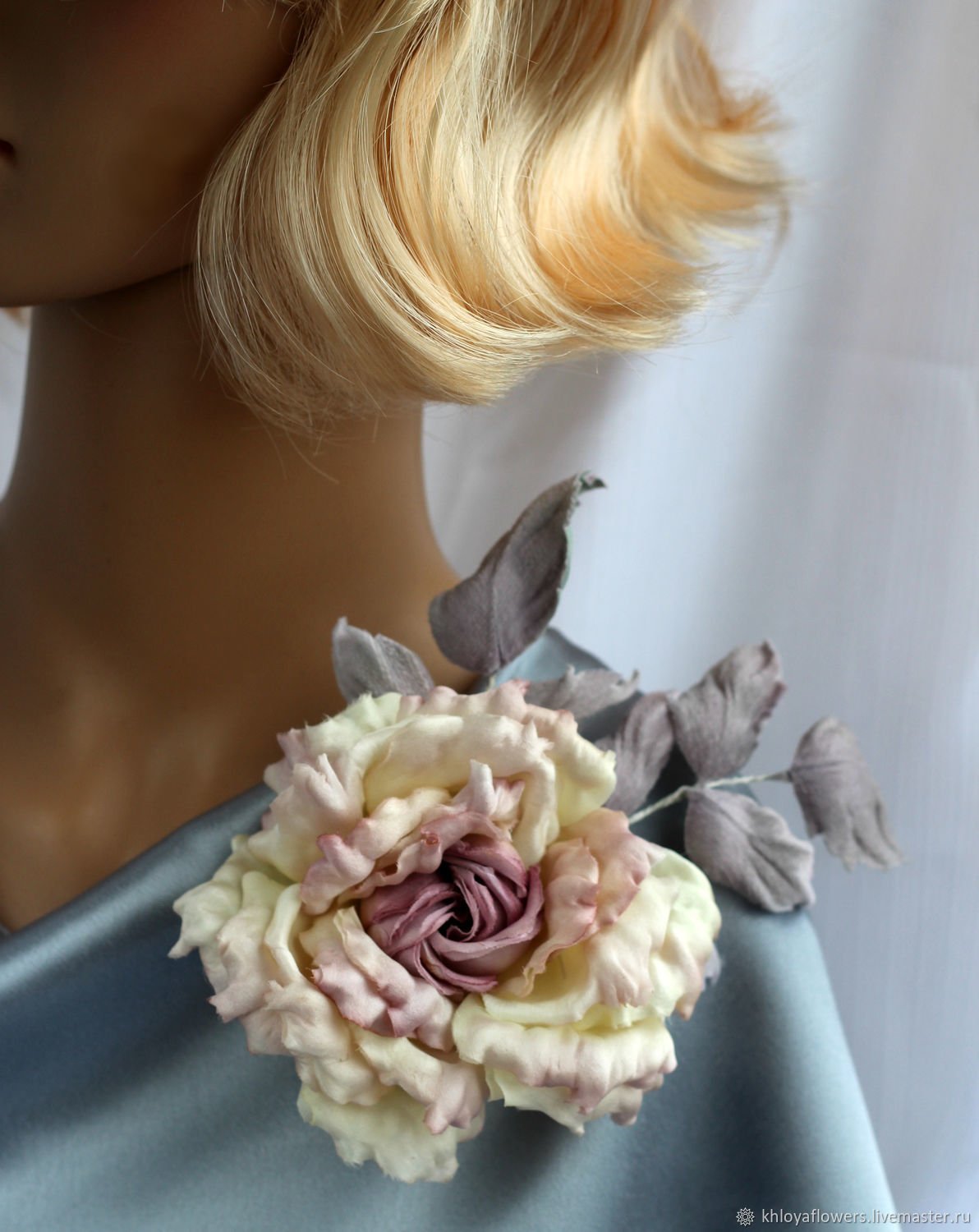 Цветы из ткани