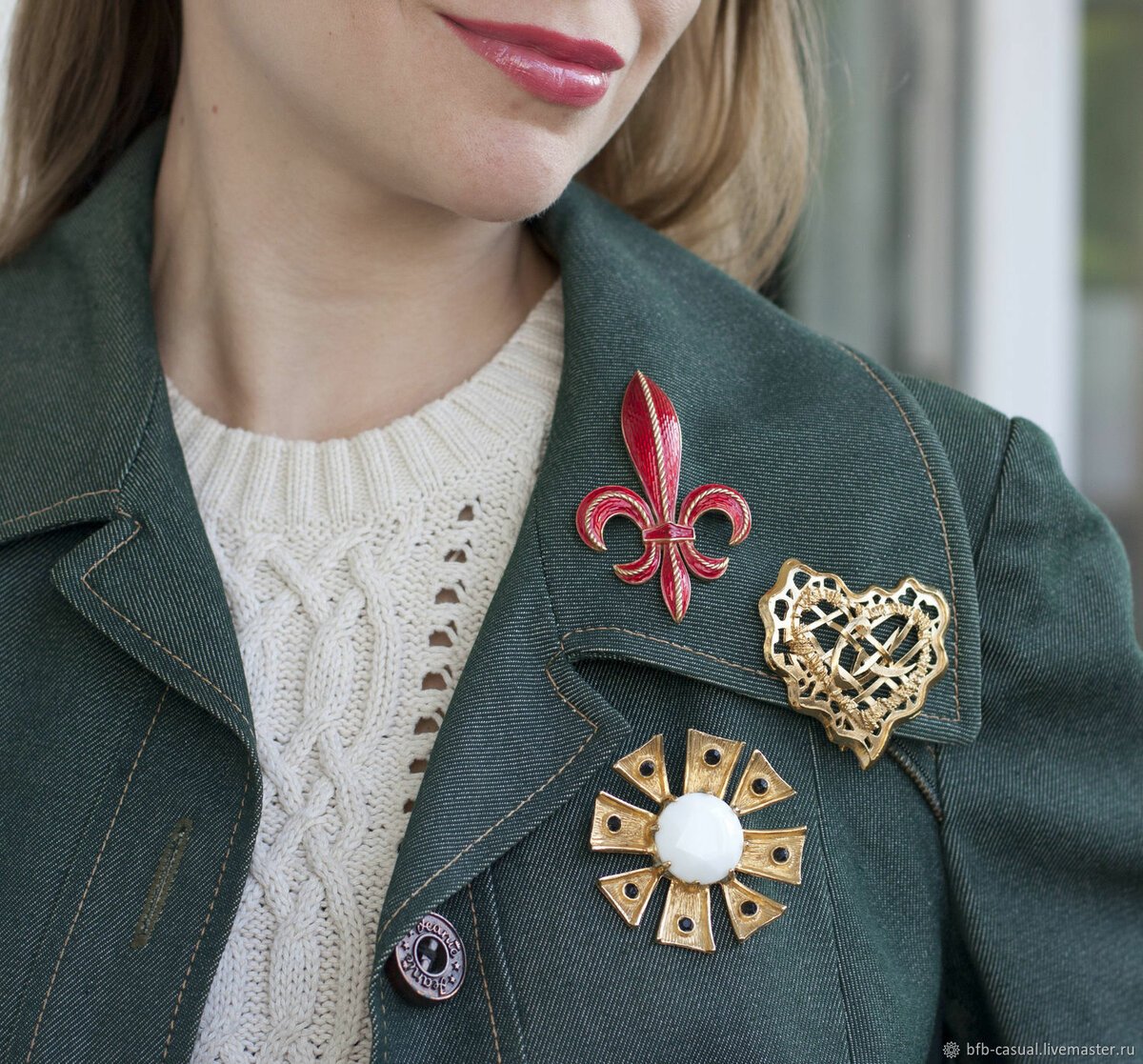 Современные броши