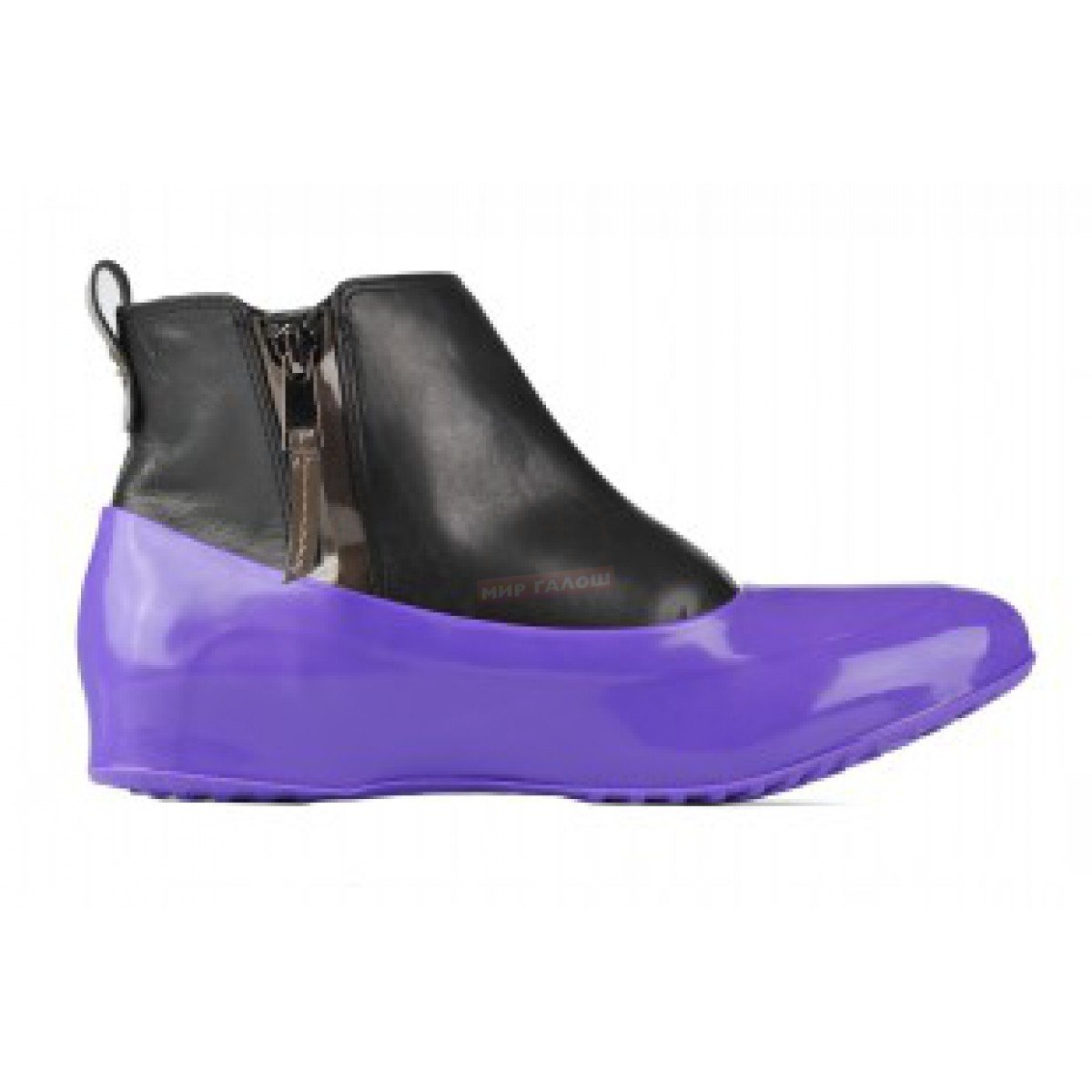 Галоши утепленные женские в цветочек