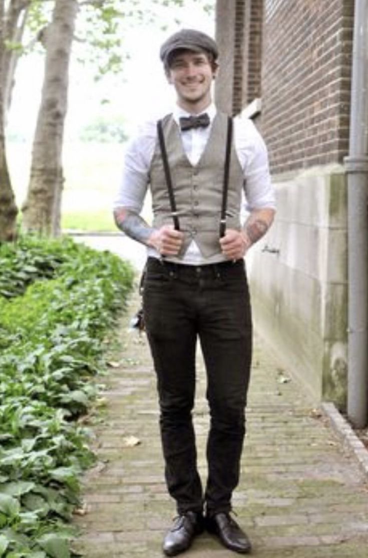 Стиль 20х мужчины подтяжки