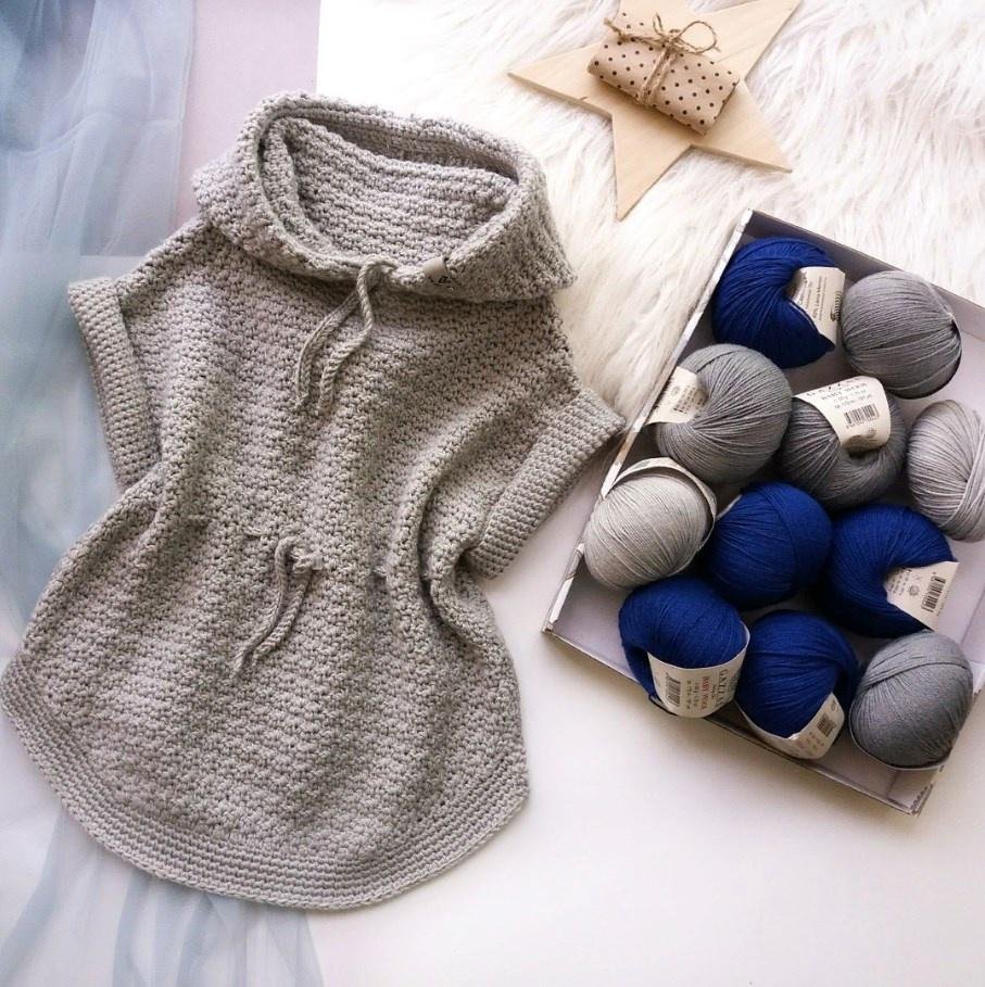 Стильный свитер для девочки