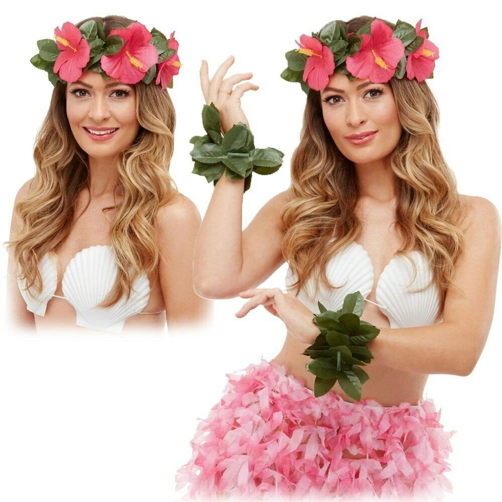 Прическа на гавайскую вечеринку