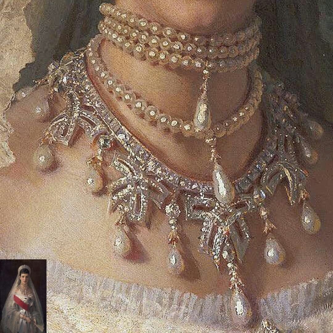 Ожерелье Александры Федоровны жемчужное