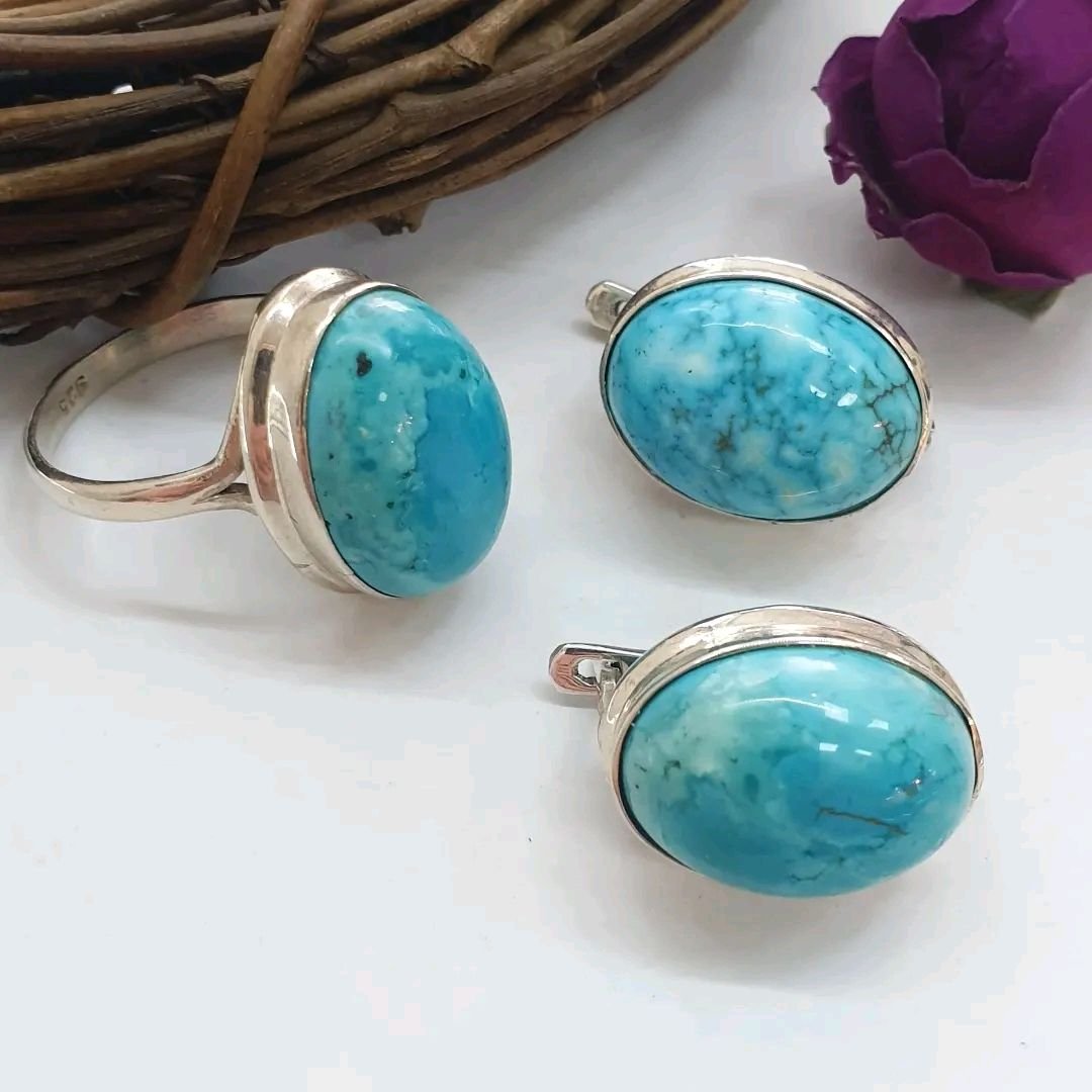 Серьги серебро смальта СССР