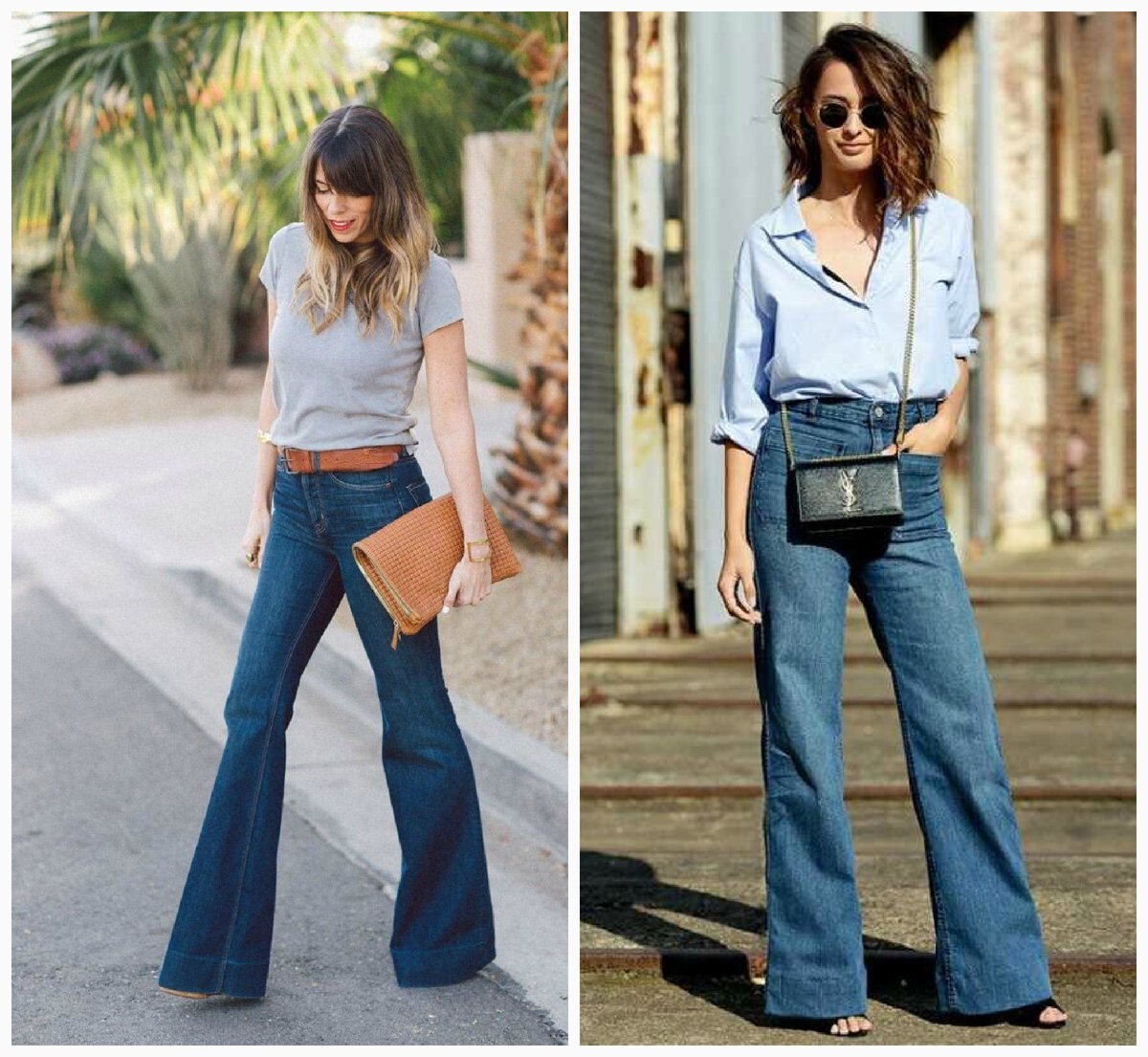 Джинсы клеш 2022