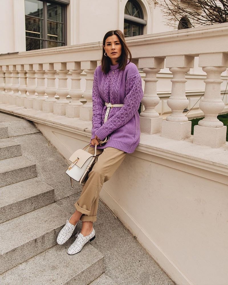 Шерстяные легинсы