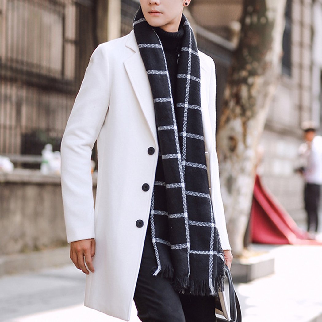 Мужская длинная пальто Кореан