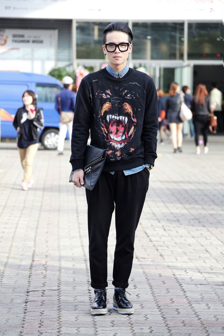 Корейский стрит стайл мужчины