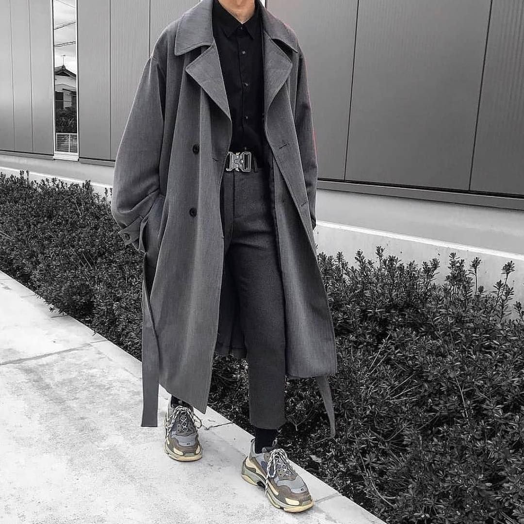 Парень в пальто Эстетика