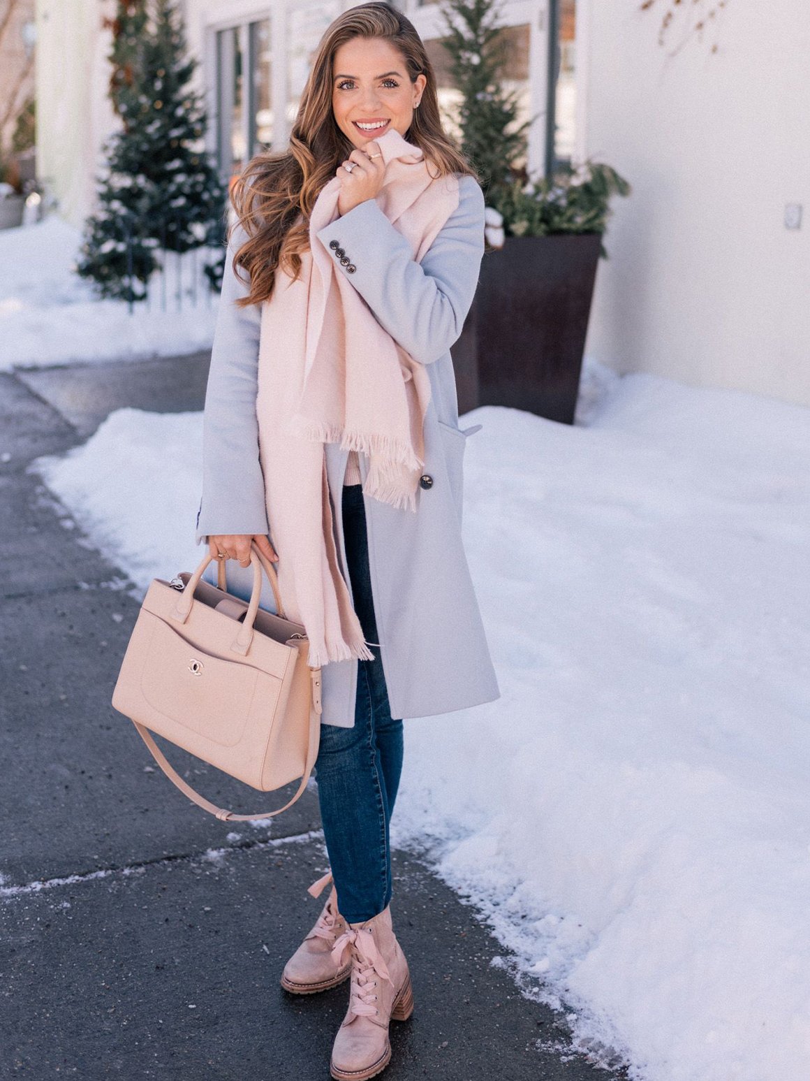 Зимние образы повседневные