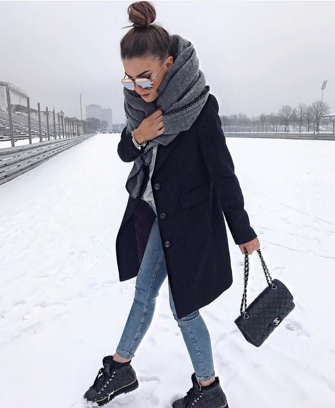 Зимний образ для подростка