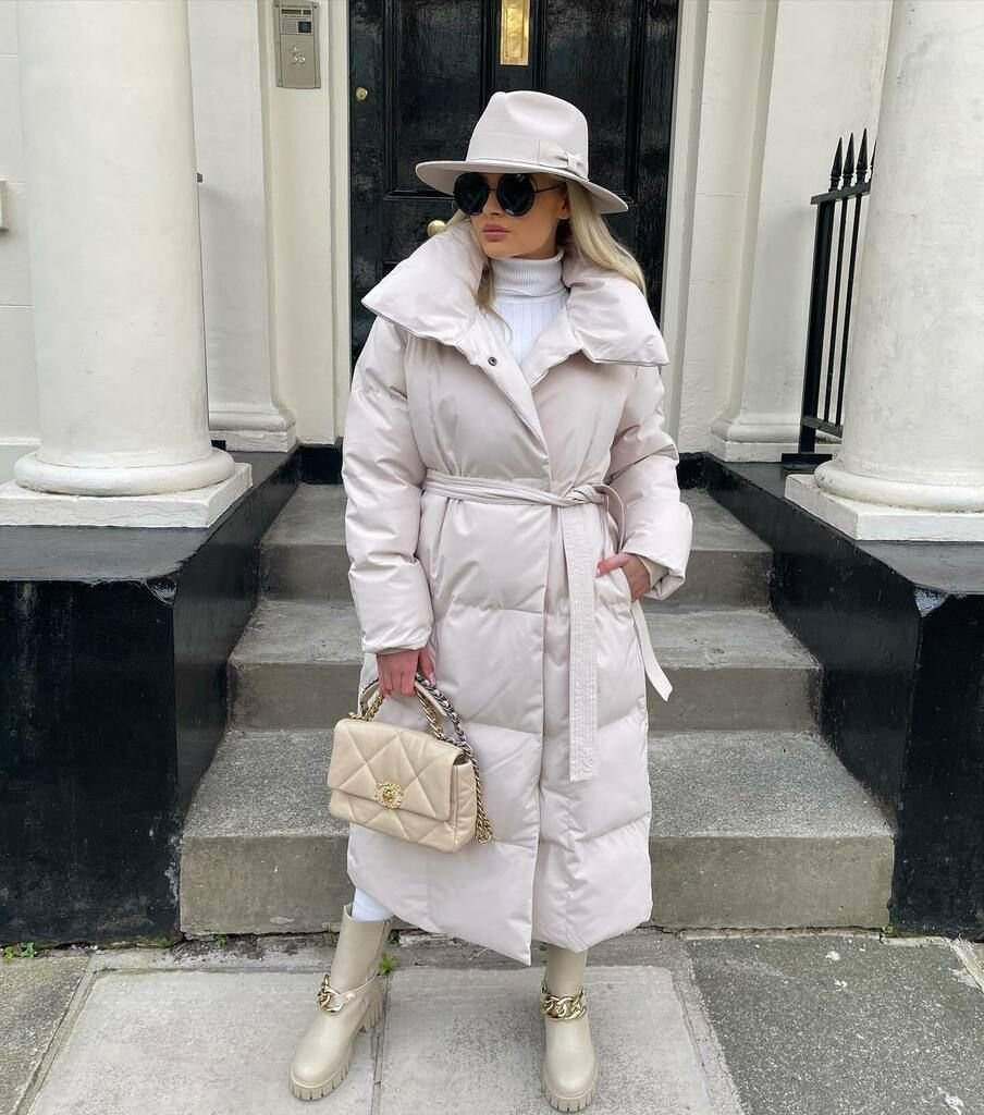 Пуховик с капюшоном 6318 Zara