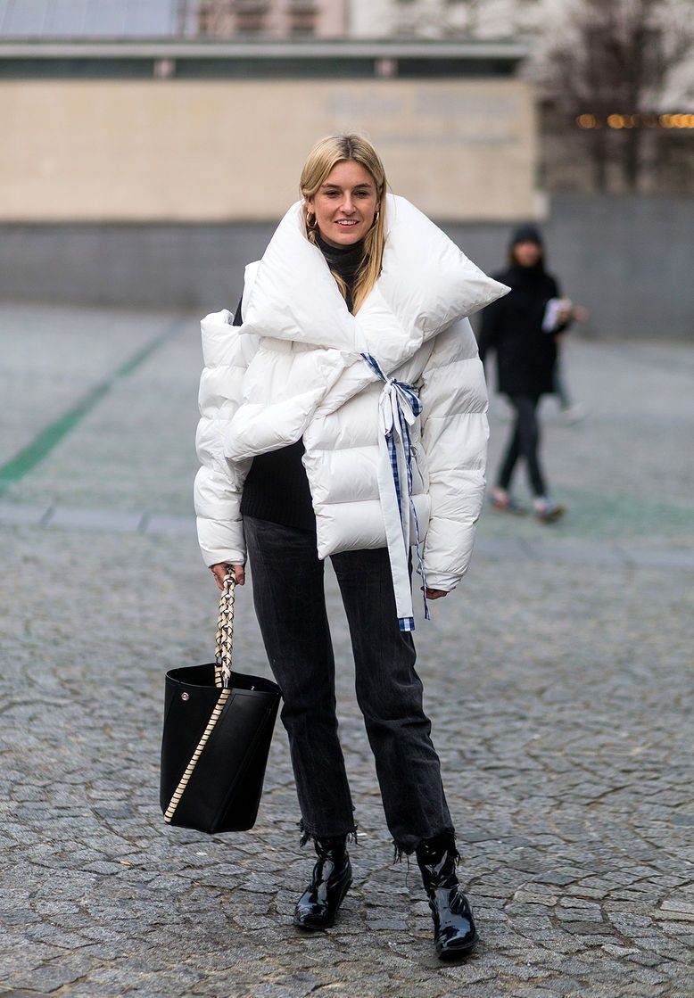 Стрит стайл пуховики 2021-2022