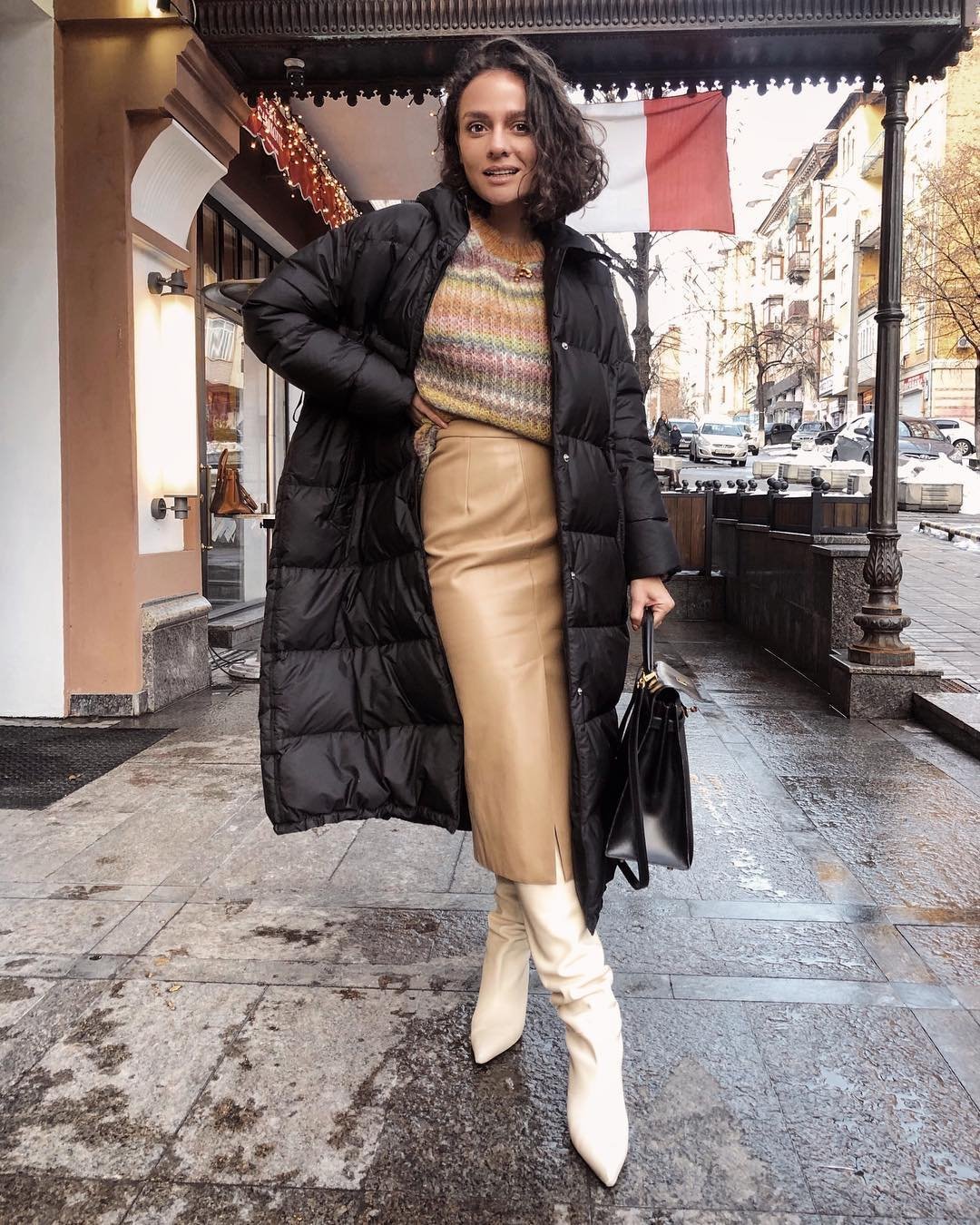 Пуховик одеяло тренд 2021