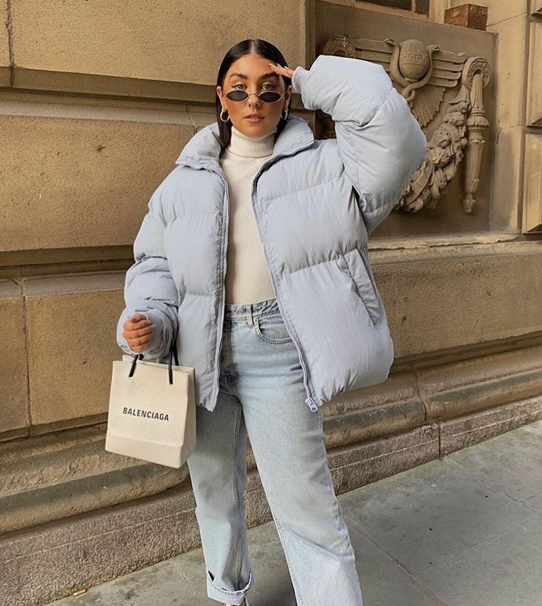 Пуховик трэнд 2020 оверсайз