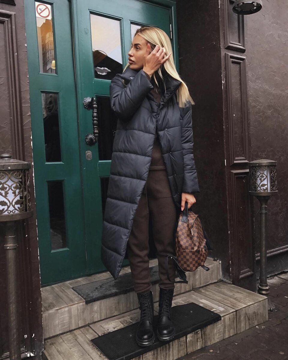 Пуховик кокон стрит стайл 2020