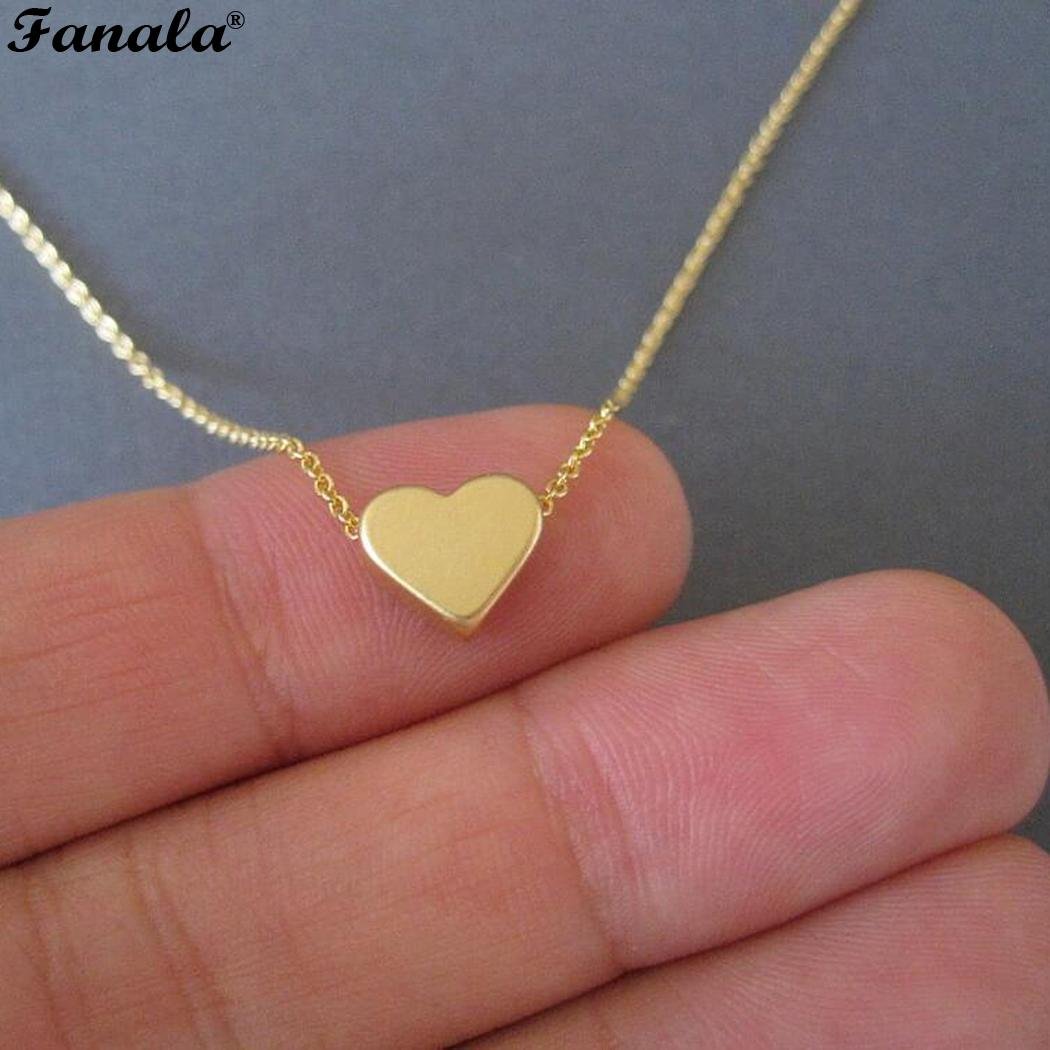 Цепочка с кулоном сердце