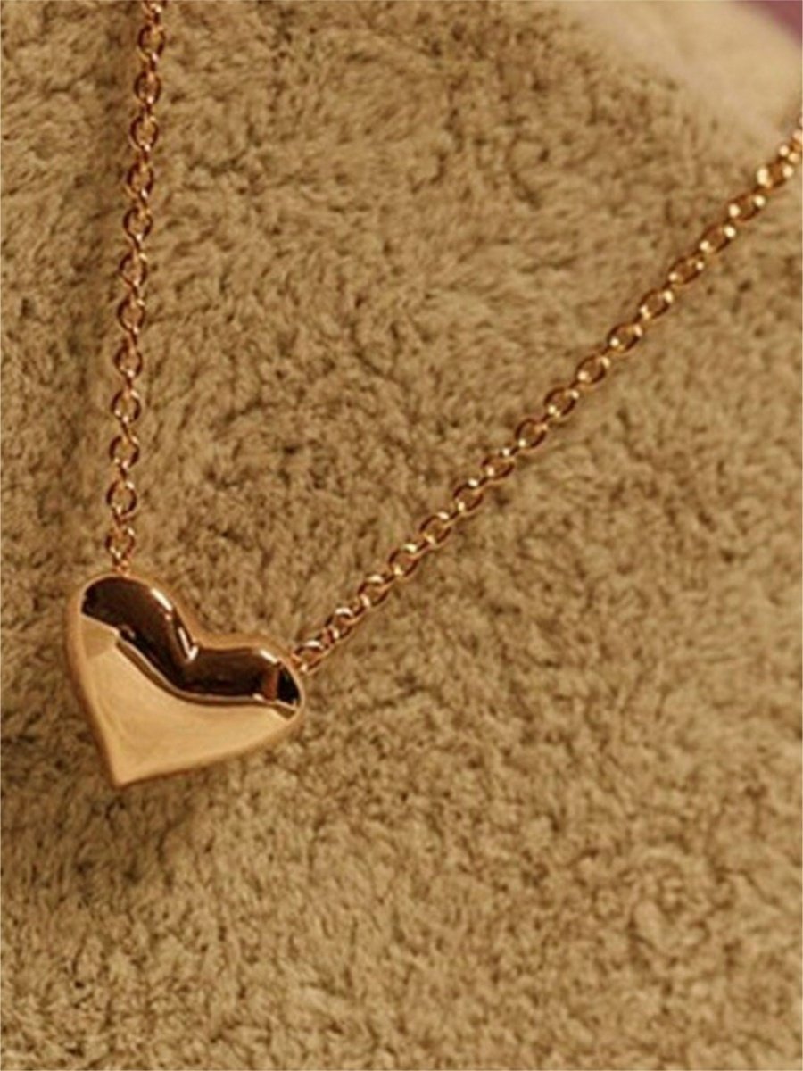 Цепочка с кулоном сердце