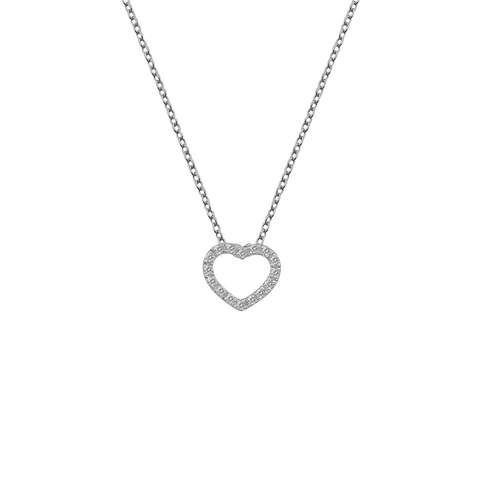 Хот Даймондс колье сердце