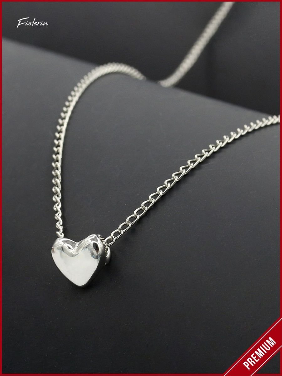 Цепочка с кулоном сердце