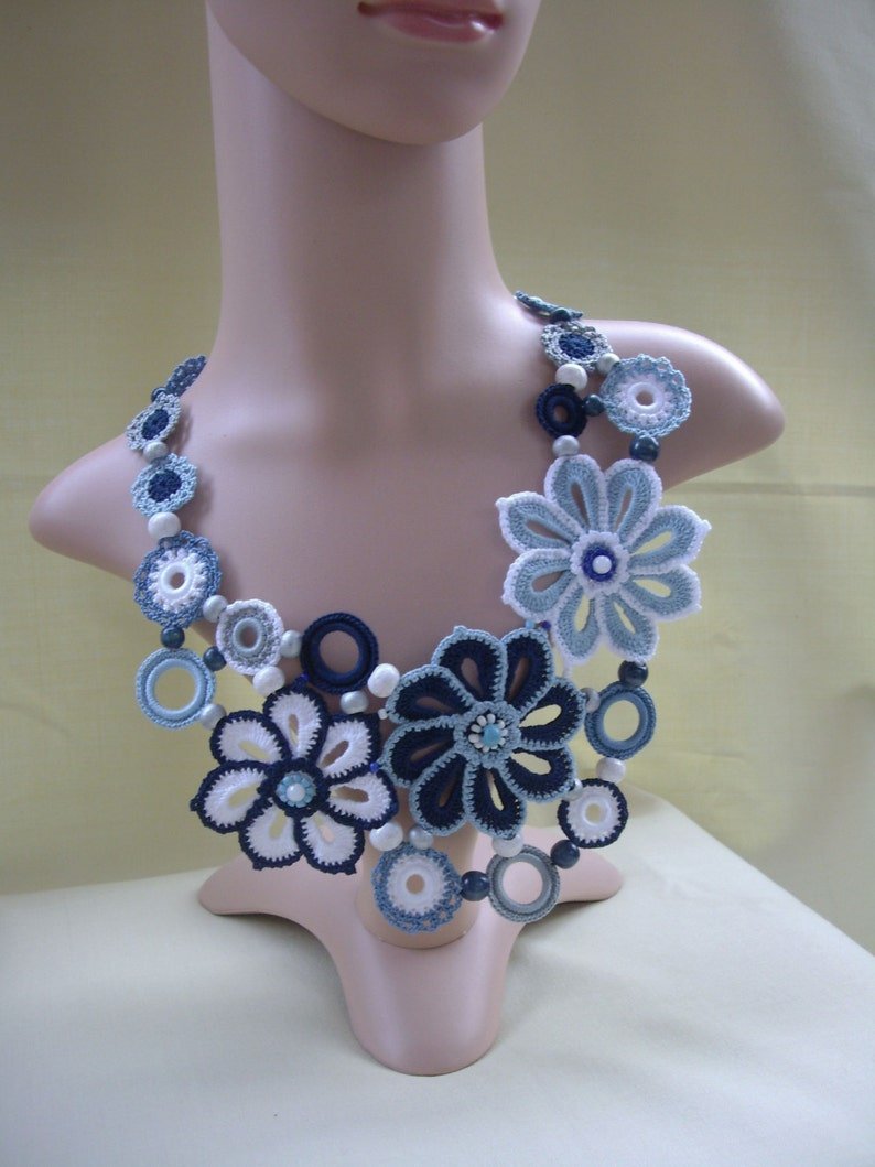 Бусы крючком своими руками