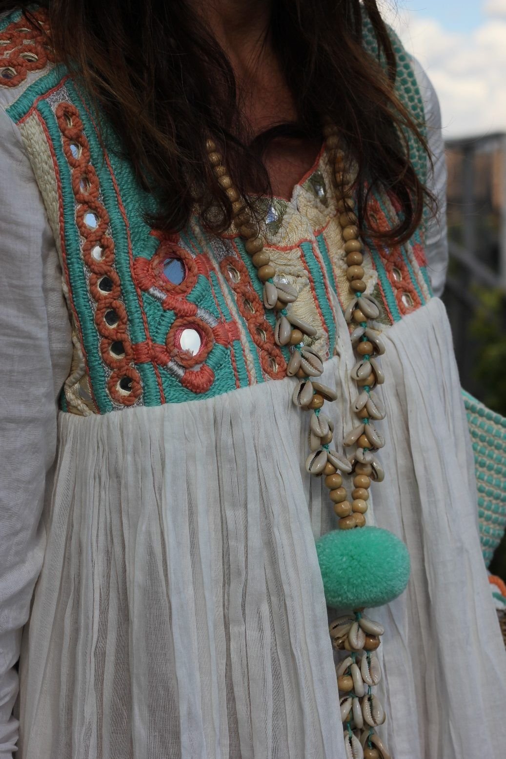 Якутское платье в стиле бохо