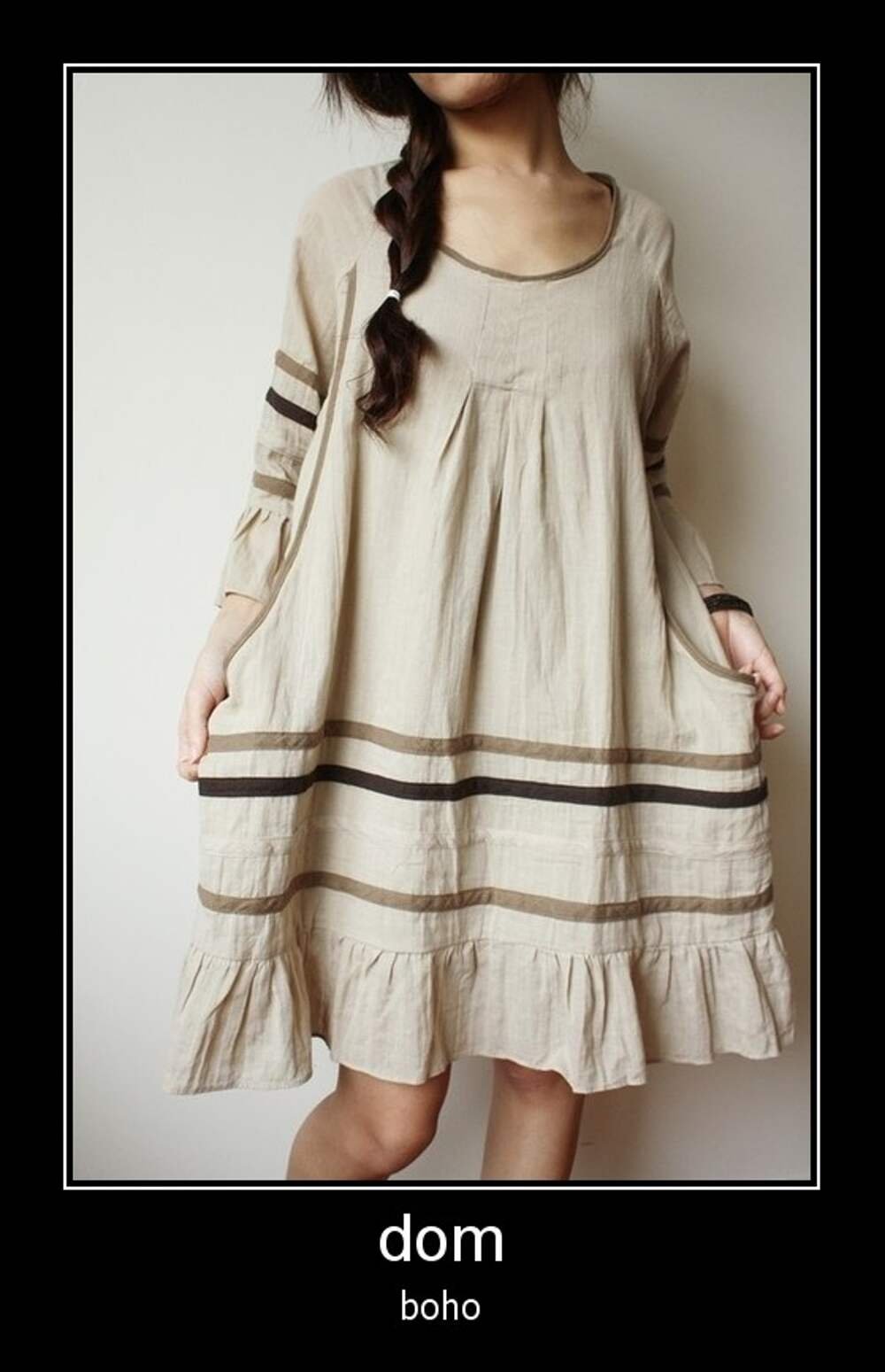 Платья широкие в стиле бохо