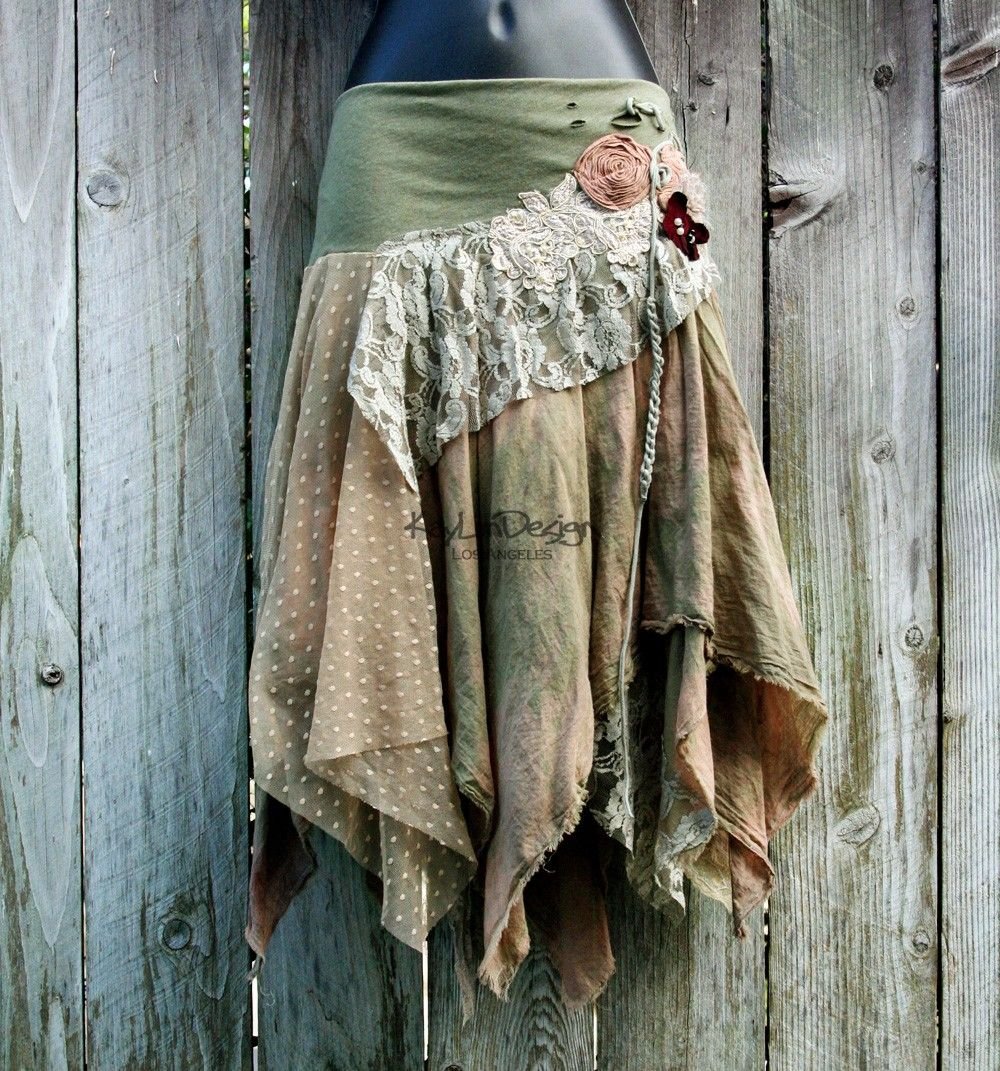 Юбка из Мешковины