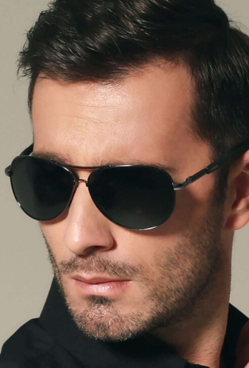 Брендовские мужские очки Авиатор