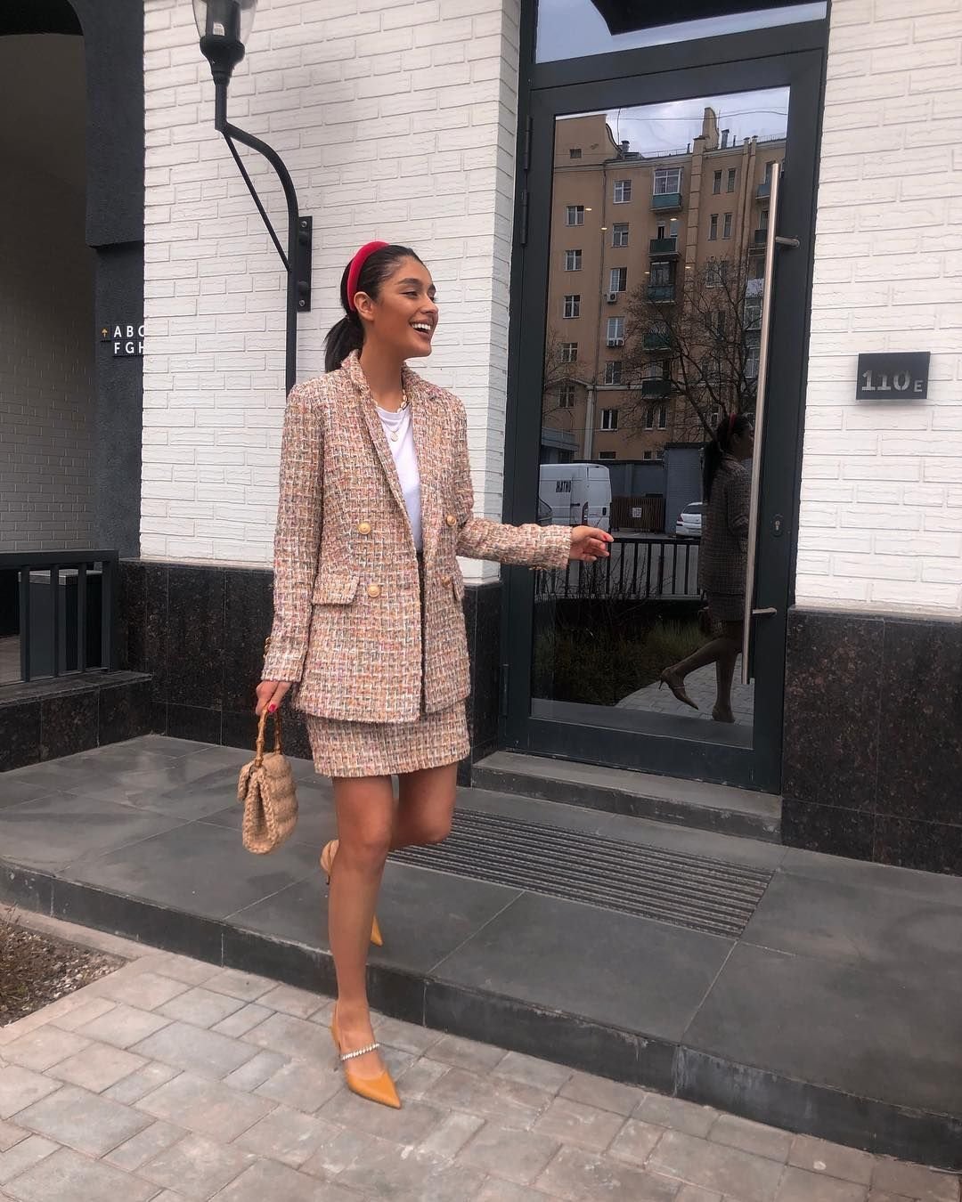 COOHEM твидовая юбка GUNCLUB