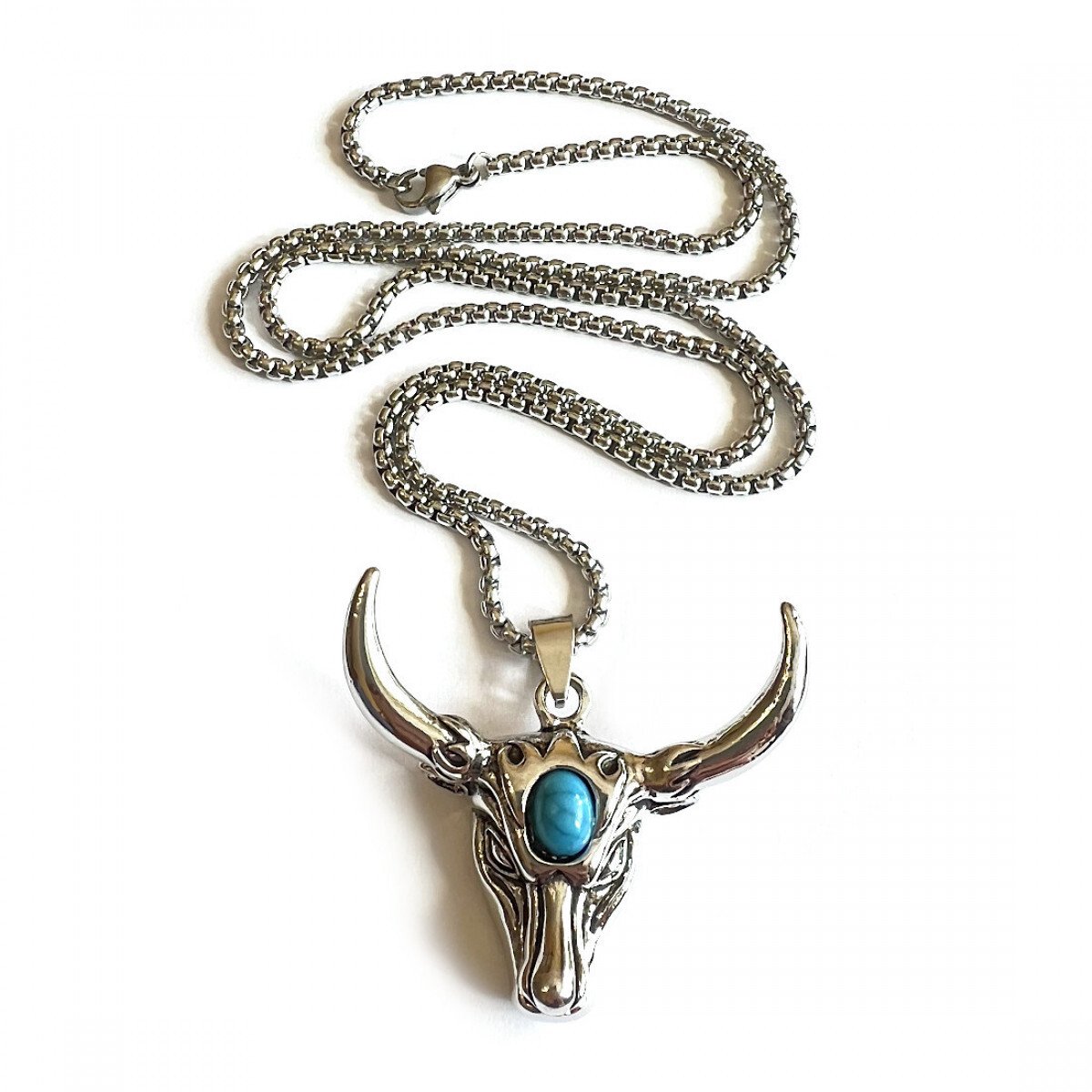 Кулон мужской бык