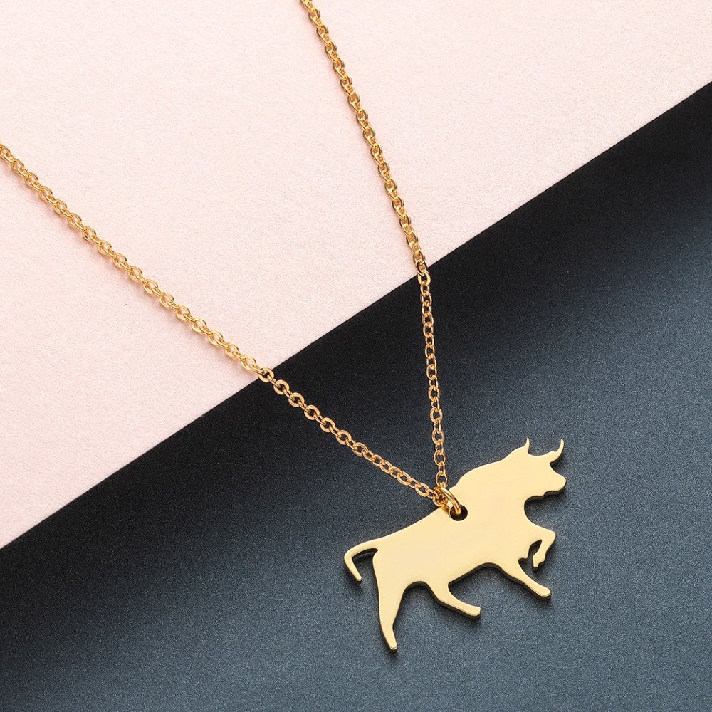 Подвеска бык золото