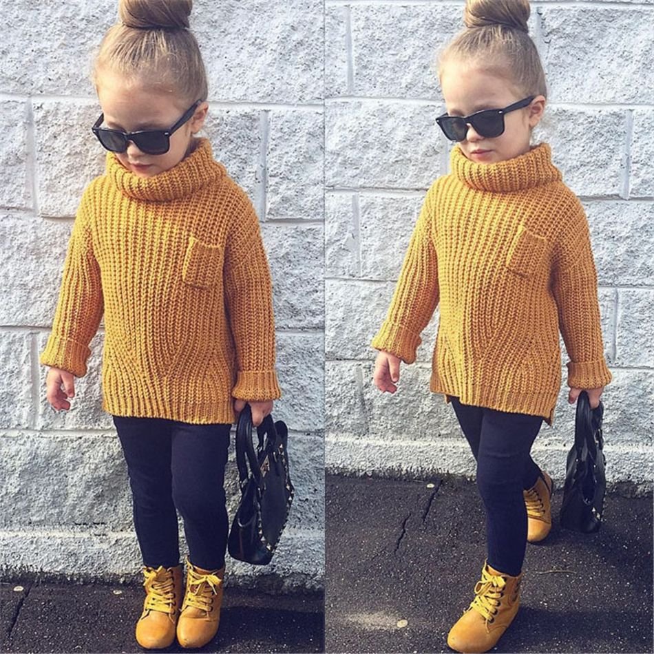 Стильный свитер для девочки