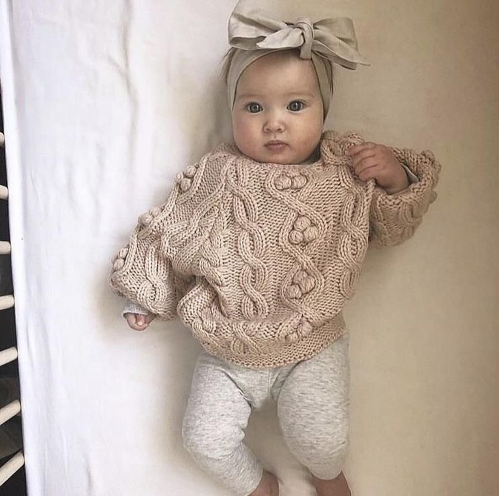 Стильные вязаные вещи для детей