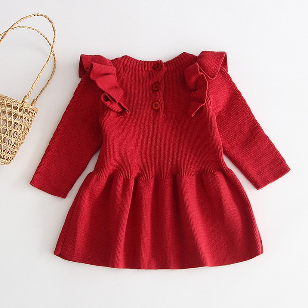 Вязаное платье для девочки